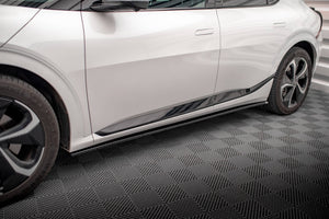 Maxton sideskørter til Kia EV6 GT-Line Mk1 – blank sort – billede 1 af 6