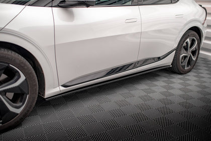 Maxton sideskørter til Kia EV6 GT-Line Mk1 – blank sort – billede 1 af 6
