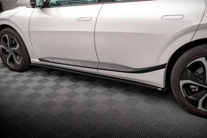 Maxton sideskørter til Kia EV6 GT-Line Mk1 – blank sort – billede 3 af 6