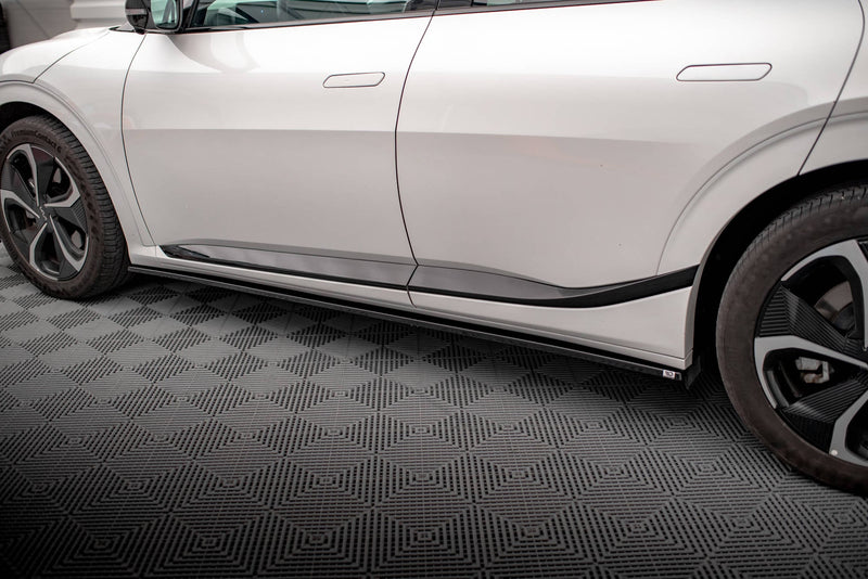 Maxton sideskørter til Kia EV6 GT-Line Mk1 – blank sort – billede 3 af 6