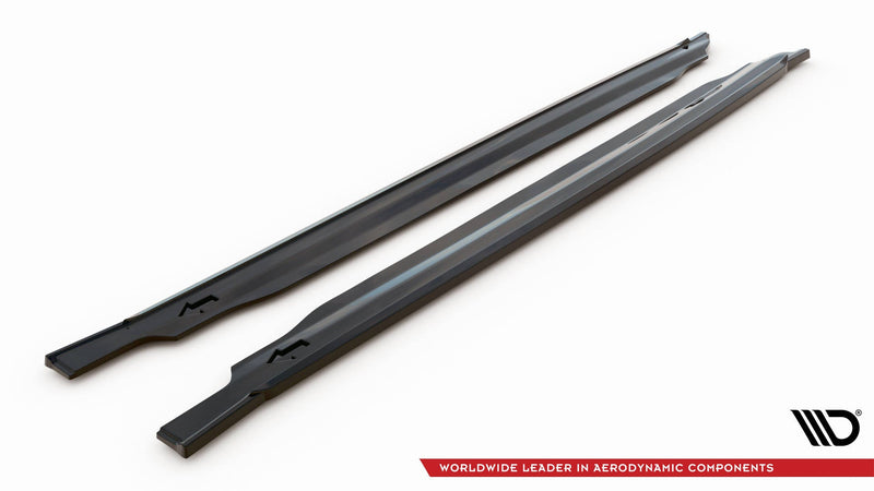 Maxton sideskørter til Kia Optima Mk4 Facelift – blank sort – billede 4 af 5