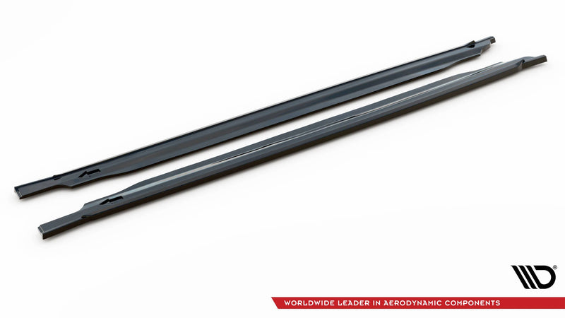 Maxton sideskørter til Kia Optima Mk4 Facelift – blank sort – billede 5 af 5