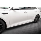 Maxton sideskørter til Kia Optima Mk4 Facelift – blank sort – billede 1 af 5
