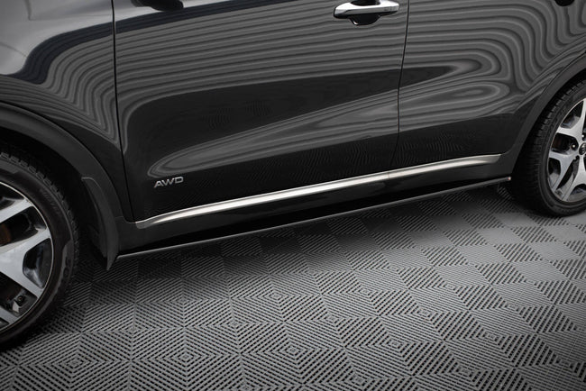 Maxton sideskørter til Kia Sportage GT-Line Mk4 – blank sort – billede 1 af 6