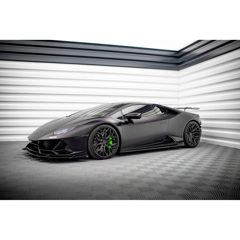 Maxton sideskørter til Lamborghini Huracan EVO – blank sort – billede 6 af 9