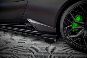 Maxton sideskørter til Lamborghini Huracan EVO – blank sort – billede 4 af 9