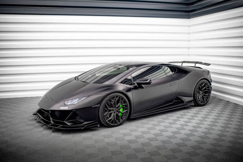 Maxton sideskørter til Lamborghini Huracan EVO – blank sort – billede 5 af 9