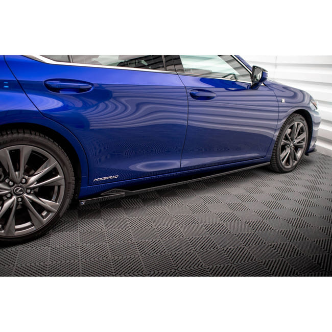 Maxton sideskørter til Lexus ES F Sport Mk7 – blank sort – billede 2 af 5
