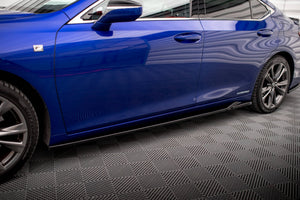 Maxton sideskørter til Lexus ES F Sport Mk7 – blank sort – billede 1 af 5