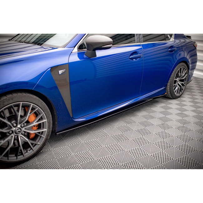Maxton sideskørter til Lexus GS F Mk4 Facelift – blank sort – billede 1 af 5