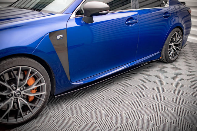 Maxton sideskørter til Lexus GS F Mk4 Facelift – blank sort – billede 1 af 5