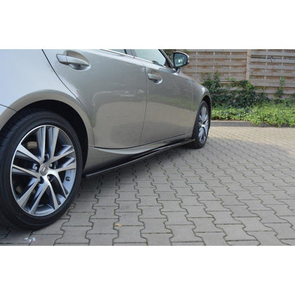 Maxton sideskørter til Lexus IS Mk3/ Mk3 Facelift – blank sort – billede 1 af 3