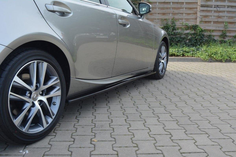 Maxton sideskørter til Lexus IS Mk3/ Mk3 Facelift – blank sort – billede 1 af 3