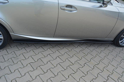 Maxton sideskørter til Lexus IS Mk3/ Mk3 Facelift – blank sort – billede 2 af 3
