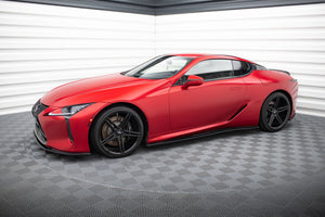 Maxton sideskørter til Lexus LC 500 – blank sort – billede 2 af 5
