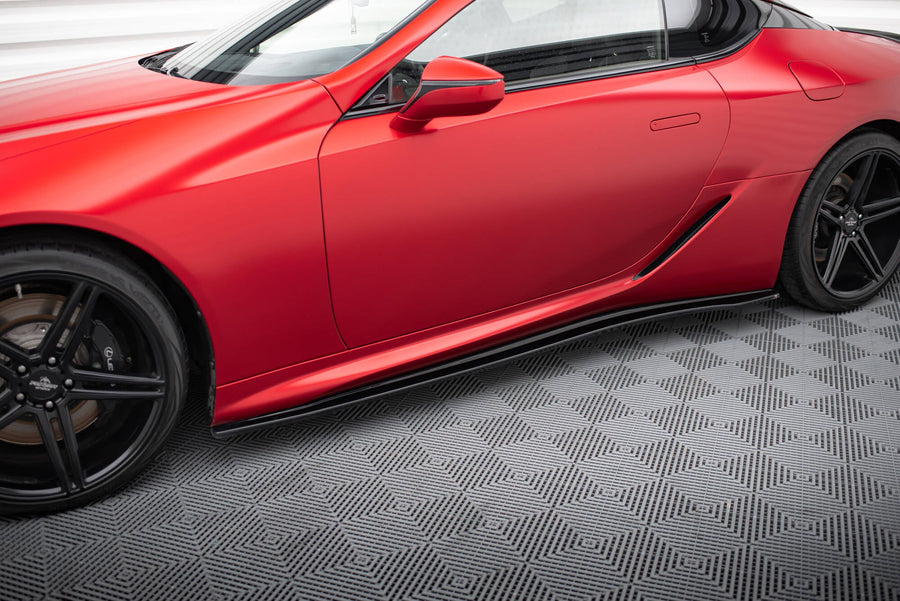 Maxton sideskørter til Lexus LC 500 – blank sort – billede 1 af 5