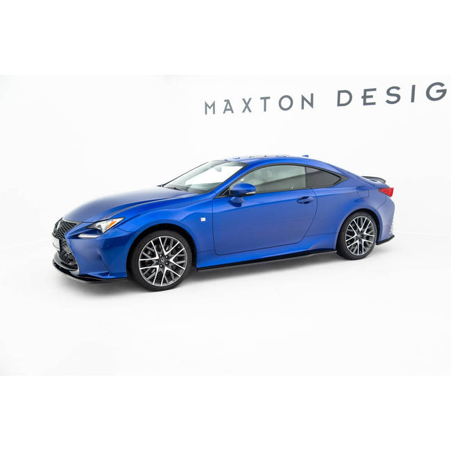 Maxton sideskørter til Lexus RC Mk1 – blank sort – billede 2 af 6