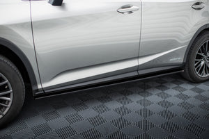 Maxton sideskørter til Lexus RX Mk4 – blank sort – billede 1 af 5