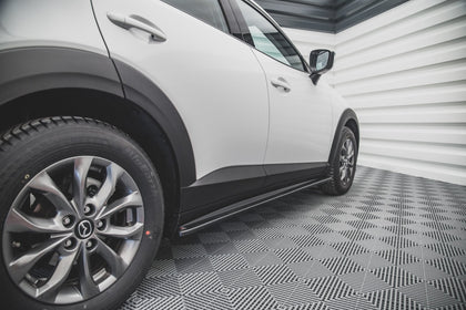 Maxton sideskørter til Mazda CX-3 – blank sort – billede 1 af 4