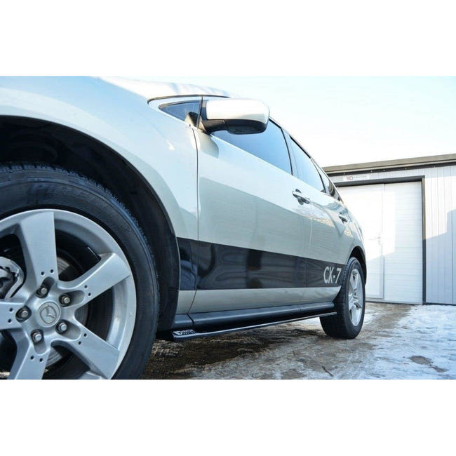 Maxton sideskørter til Mazda CX-7 – blank sort – billede 1 af 6