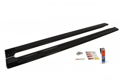 Maxton sideskørter til Mazda CX-7 – blank sort – billede 4 af 6