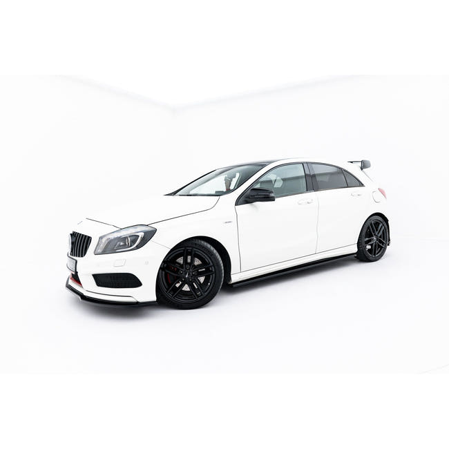 Maxton sideskørter til Mercedes-Benz A AMG-Line W176 – blank sort – billede 2 af 6
