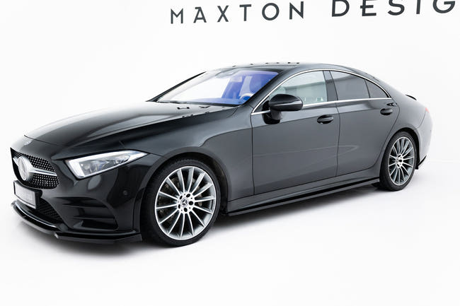 Maxton sideskørter til Mercedes-Benz CLS AMG-Line C257 – blank sort – billede 2 af 6
