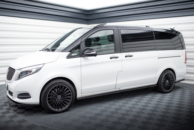 Maxton sideskørter til Mercedes-Benz Vito Extra Long W447 – blank sort – billede 1 af 5