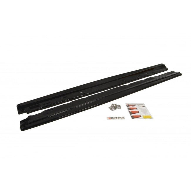 Maxton sideskørter til Mercedes-Benz C63 W204 / S204 / C204 Facelift – blank sort – billede 1 af 3