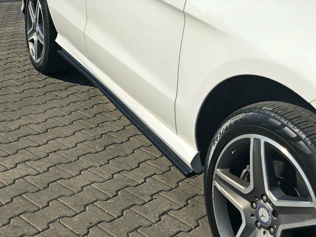 Maxton sideskørter til Mercedes GLE W166 AMG-Line – blank sort – billede 1 af 6