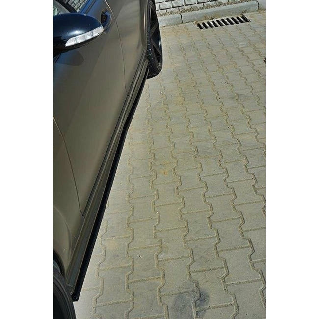 Maxton sideskørter til Mercedes S-CLASS W221 AMG LWB – blank sort – billede 2 af 3