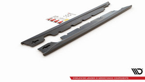 Maxton sideskørter til Mini Cooper / One R50 – blank sort – billede 6 af 7