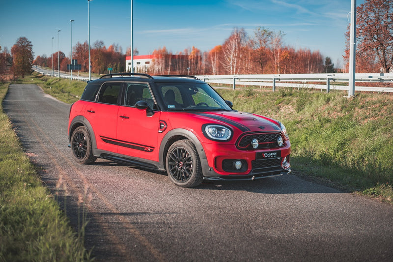Maxton sideskørter til Mini Countryman Mk2 F60 JCW – blank sort – billede 2 af 6