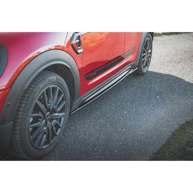 Maxton sideskørter til Mini Countryman Mk2 F60 JCW – blank sort – billede 1 af 6