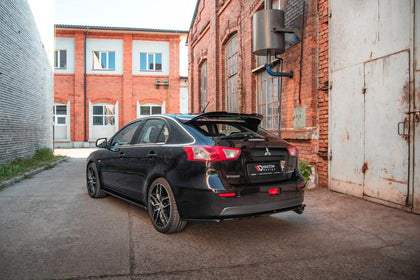 Maxton sideskørter til Mitsubishi Lancer Mk8 – blank sort – billede 2 af 5