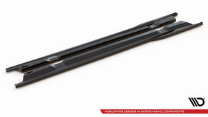 Maxton sideskørter til Nissan GTR R35 Facelift – blank sort – billede 4 af 5