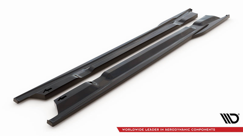 Maxton sideskørter til Nissan GTR R35 Facelift – blank sort – billede 5 af 5