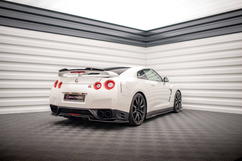 Maxton sideskørter til Nissan GTR R35 Facelift – blank sort – billede 2 af 5