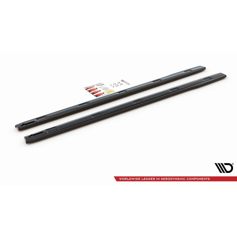 Maxton sideskørter til Volkswagen Caddy Mk. 4 – blank sort – billede 6 af 6