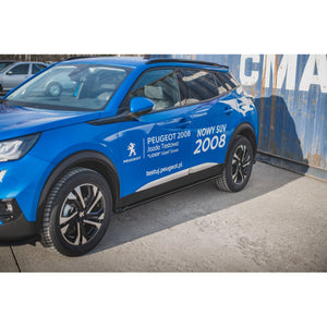 Maxton sideskørter til Peugeot 2008 Mk2 – blank sort – billede 1 af 6