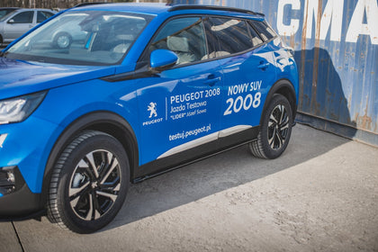 Maxton sideskørter til Peugeot 2008 Mk2 – blank sort – billede 1 af 6