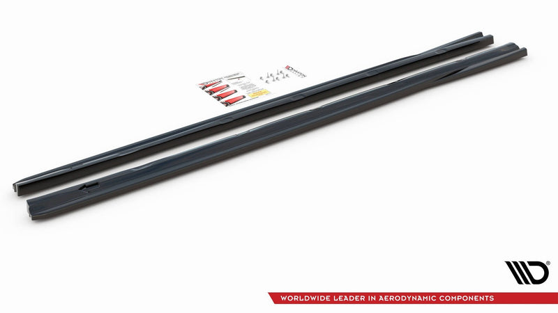 Maxton sideskørter til Peugeot 308 SW Mk2 – blank sort – billede 5 af 6