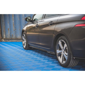 Maxton sideskørter til Peugeot 308 SW Mk2 – blank sort – billede 4 af 6