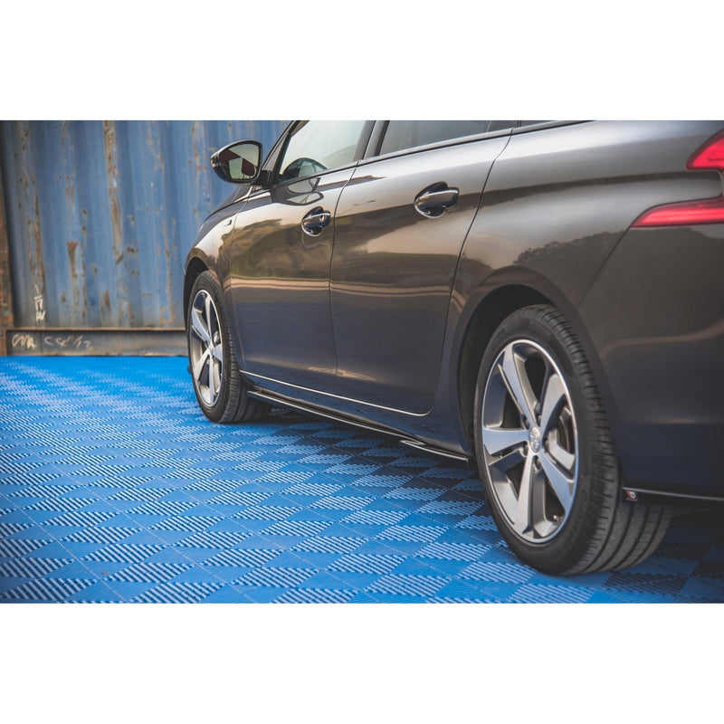 Maxton sideskørter til Peugeot 308 SW Mk2 – blank sort – billede 4 af 6