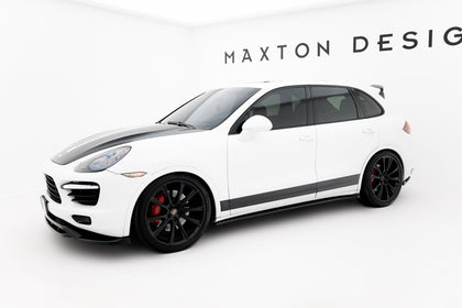 Maxton sideskørter til Porsche Cayenne Turbo / Standard Mk2 – blank sort – billede 2 af 5