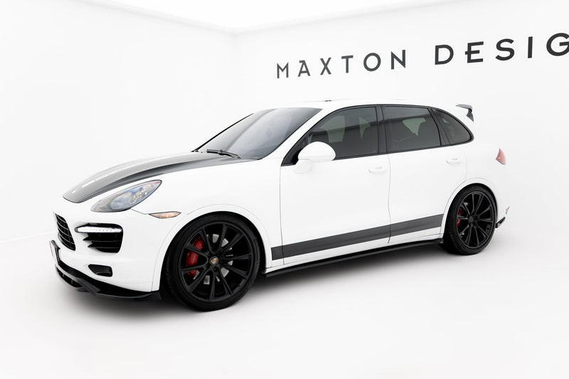 Maxton sideskørter til Porsche Cayenne Turbo / Standard Mk2 – blank sort – billede 2 af 5