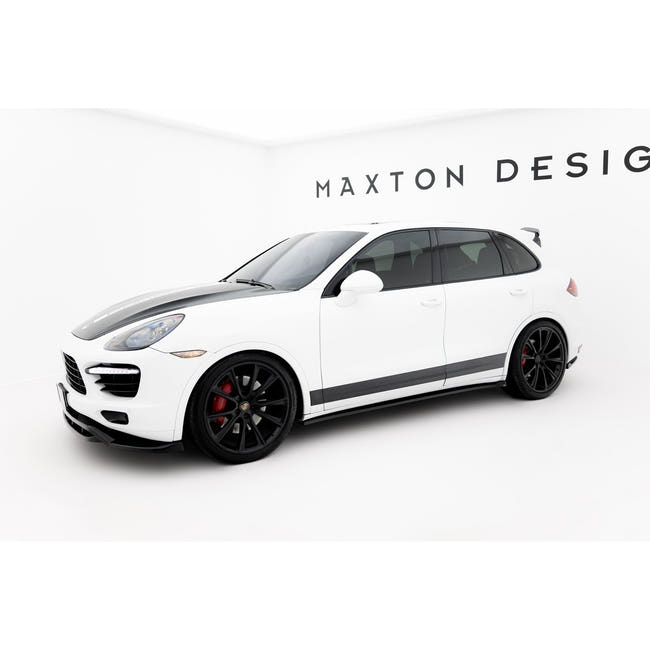 Maxton sideskørter til Porsche Cayenne Turbo / Standard Mk2 – blank sort – billede 2 af 5