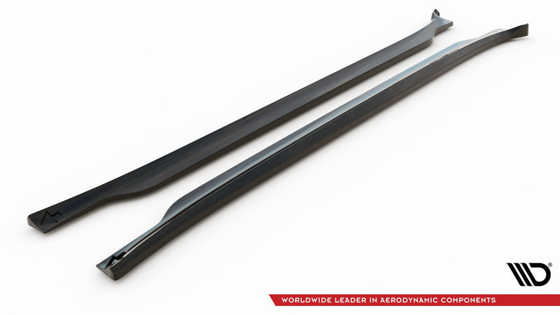 Maxton sideskørter til Porsche Cayenne Turbo / Standard Mk2 – blank sort – billede 4 af 5