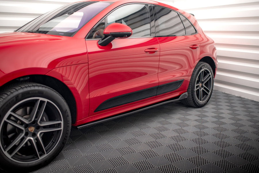 Maxton sideskørter til Porsche Macan GTS / Sport Design Mk1 – blank sort – billede 1 af 5