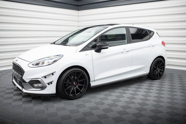 Maxton sideskørter til Ford Fiesta Mk8 ST / ST-Line – blank sort – billede 2 af 6